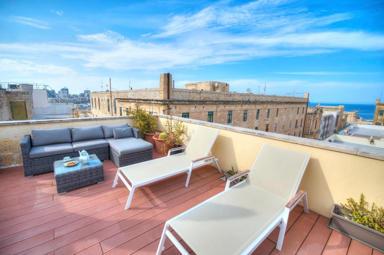Comfy 1 Bedroom - Sun Terrace & Sea Views Gbuh1-1 La Valeta Exterior foto